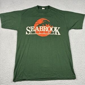 Vintage Seabrook Island South‎ Carolina T-Shirt Mens Large USA Single Stitch
